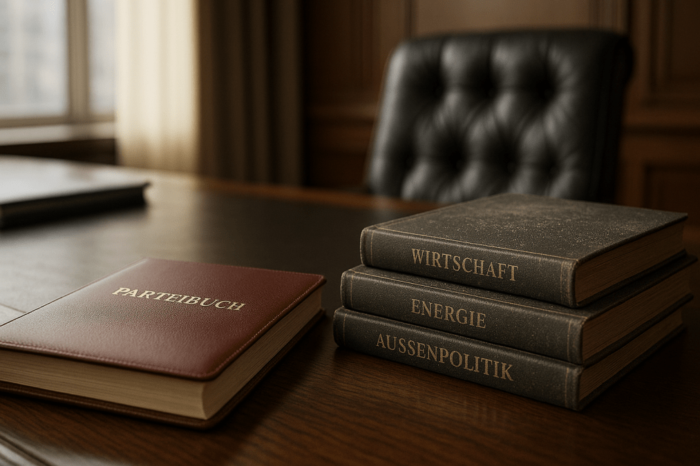 Parteibuch statt fachbuch