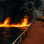 Brennende tanker