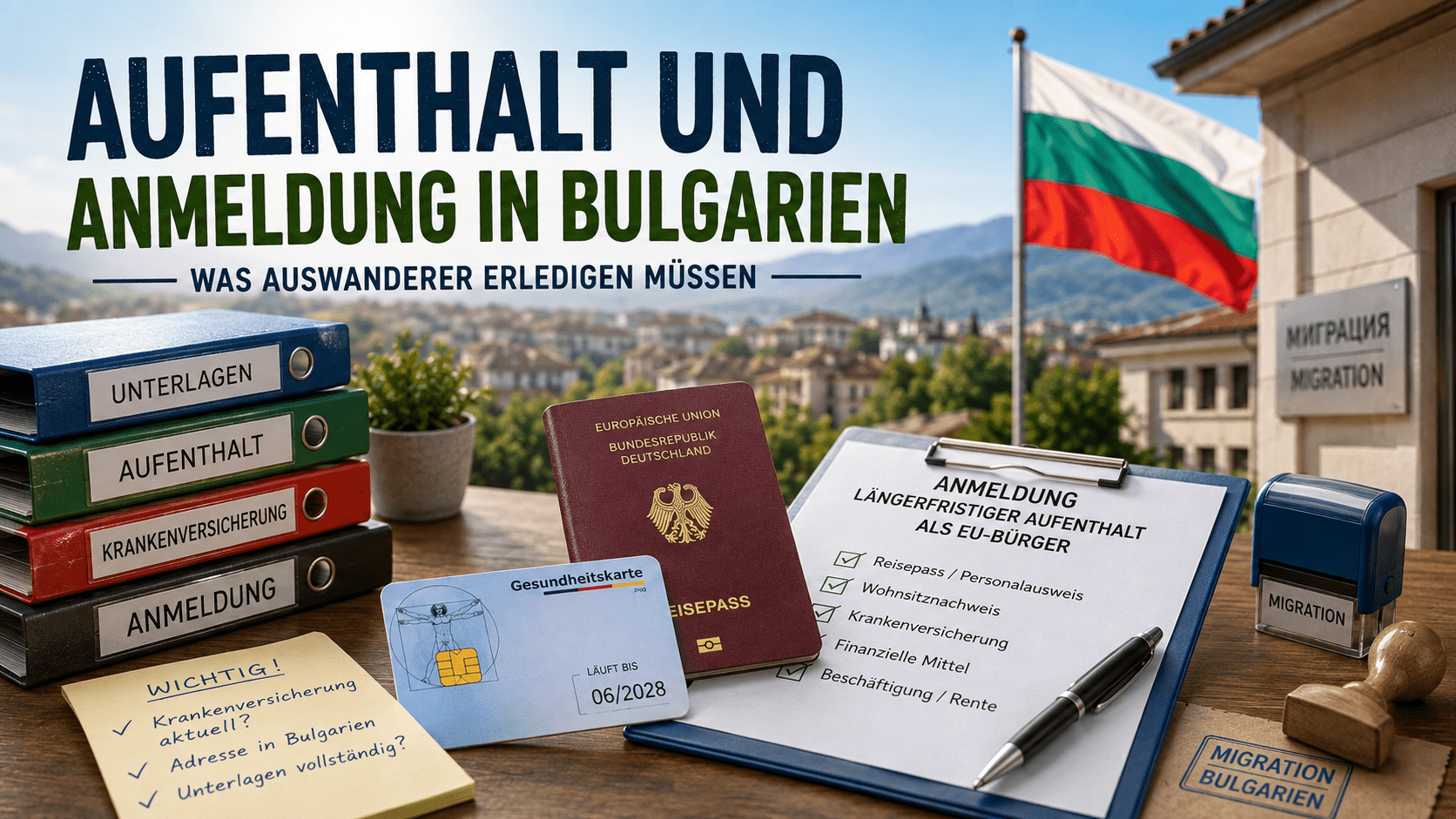 Anmeldung in bulgarien