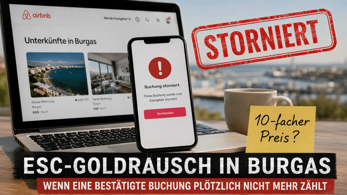 Buchung storniert