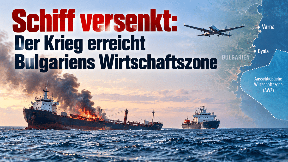 Schiff versenkt im schwarzen meer